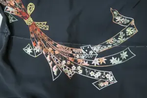 日本刺繍 着物に